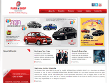 Tablet Screenshot of parknshophyper.com